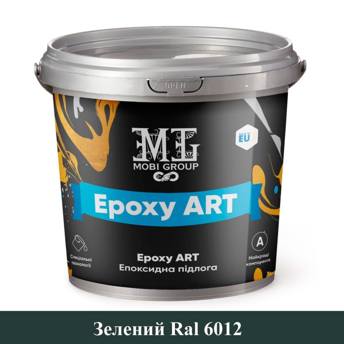 Эпоксидный наливной пол Epoxy ART 10 кг Зеленый