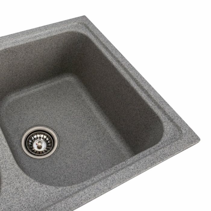 Гранитная мойка для кухни Platinum 7950 Equatoria серый