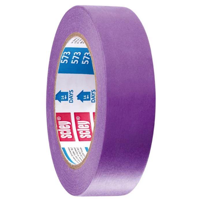 Стрічка малярська Scley *573* для делікатних та чутливих поверхонь 38 мм x 33 м
