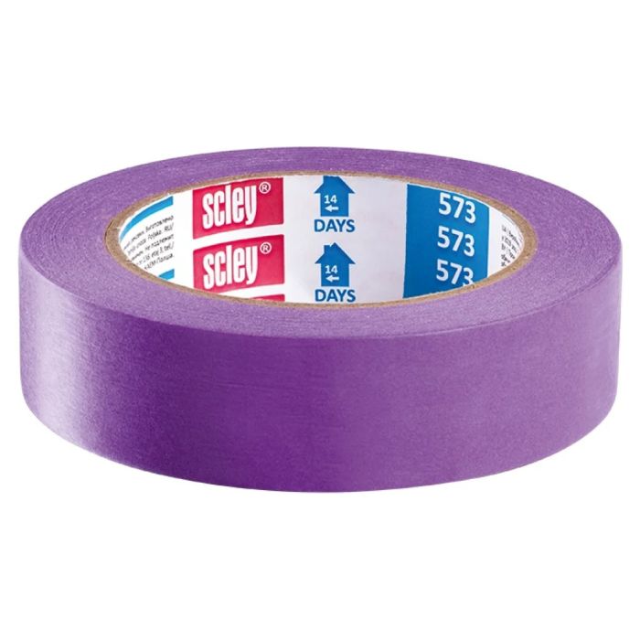 Стрічка малярська Scley *573* для делікатних та чутливих поверхонь 38 мм x 33 м