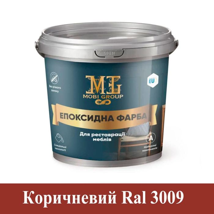 Эпоксидная краска для мебели Mobi Group 1кг Коричневый