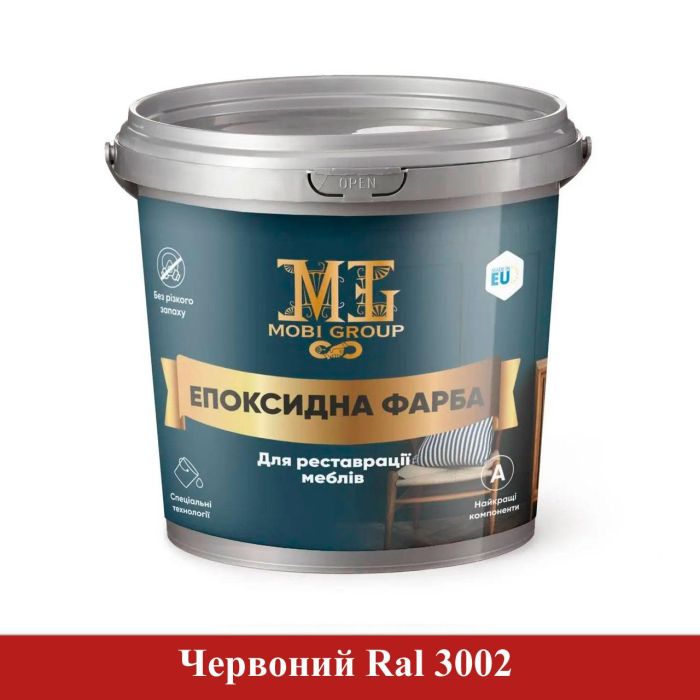 Эпоксидная краска для мебели Mobi Group 4.5кг Красный