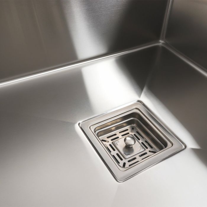 Кухонная мойка 78*50С R нержавейка Platinum Handmade (углубленная полка, 3.0/1.0 мм)