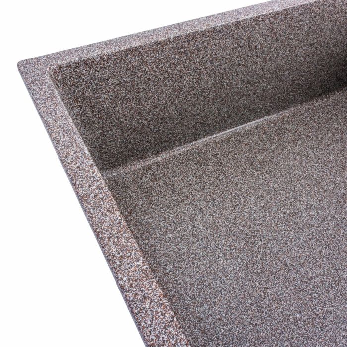 Гранитная мойка для кухни VALESO 8650 DIAMOND матовая (микс)