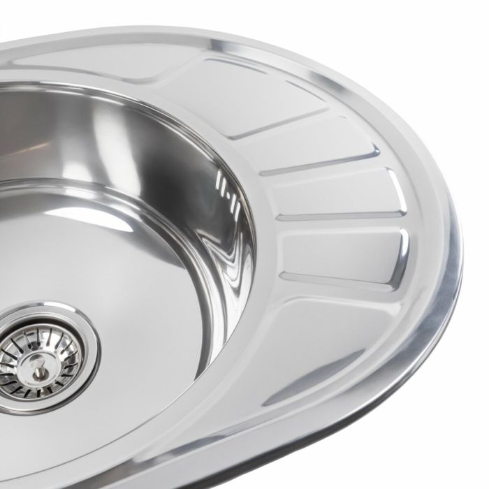 Кухонная мойка из нержавеющей стали Platinum ПОЛИРОВКА 5745 (0,8/180 мм)