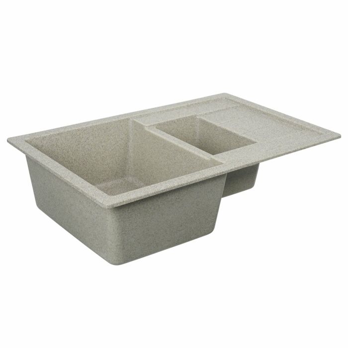 Гранитная мойка для кухни VALESO 7850W TOSKANA матовая Карамель