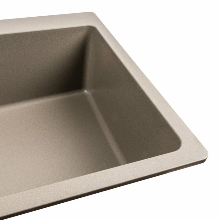 Гранитная мойка для кухни Platinum 7850 Bogema матовый Титан