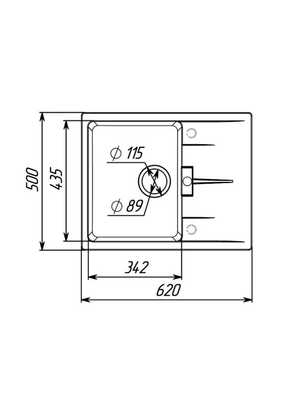 Гранитная мойка для кухни Platinum 6250 ZIRKONE матовый Сафари, L