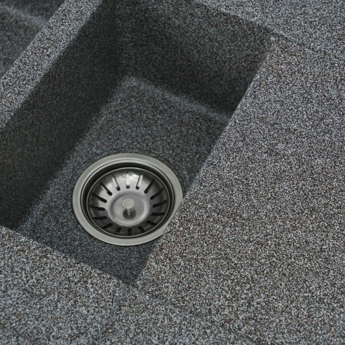 Гранитная мойка для кухни Platinum 7850W TOSKANA матовая Микс