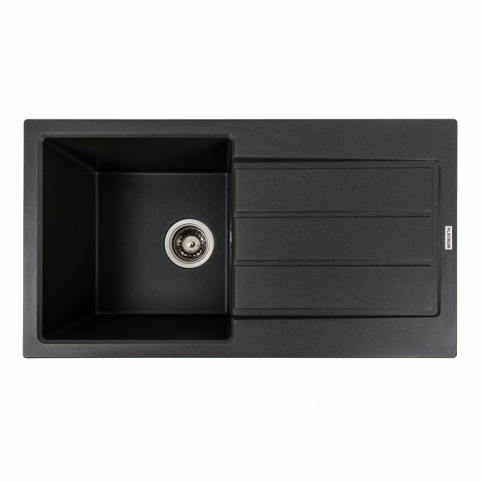 Гранитная мойка для кухни VALESO 7843 SOLID матовый Морион