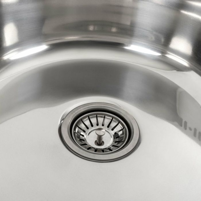 Кухонная мойка из нержавеющей стали Platinum 7750 ПОЛИРОВКА (0,6/170 мм), R