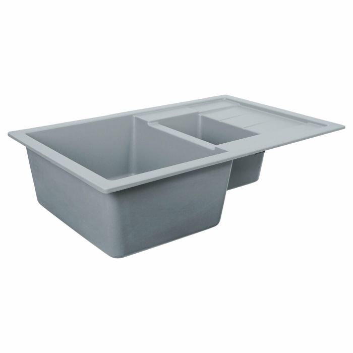 Гранітне миття для кухні VALESO 7850W TOSKANA матова Сірий металік, R