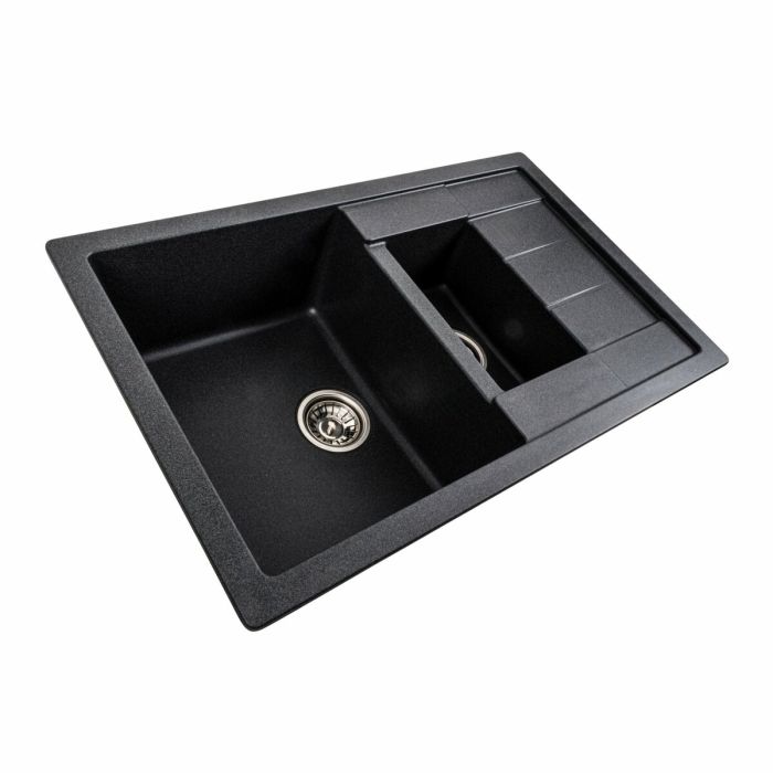 Гранитная мойка для кухни VALESO 7850W TOSKANA матовый Карбон