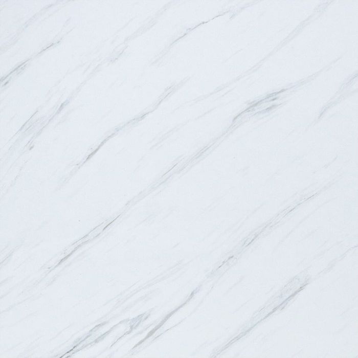 Декоративная ПВХ плита греческий белый мрамор 600*600*3mm (S) SW-00001623
