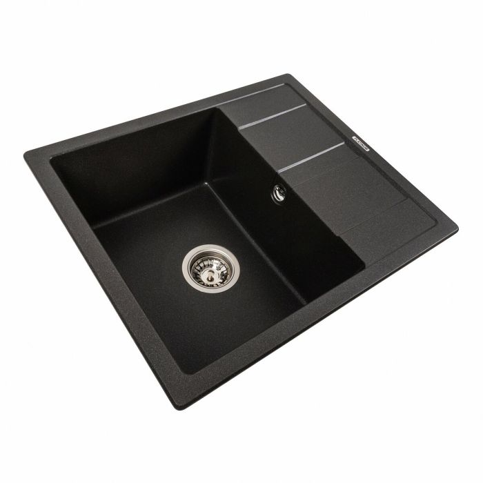 Гранитная мойка для кухни Platinum 5851 ARIA матовый Морион
