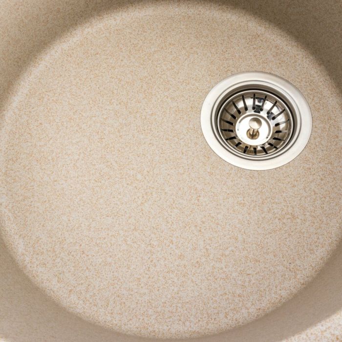 Гранитная мойка для кухни Platinum 5847 ONYX матовая (сафари), L