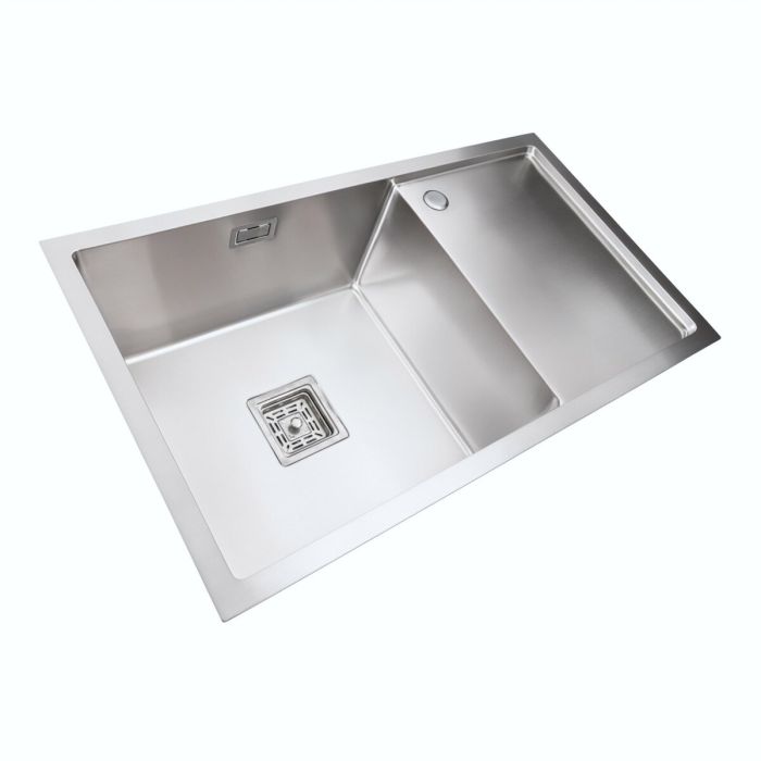 Мойка Platinum Handmade 780х440х230 L нержавейка (квадратный сифон, 3.0/1.0)