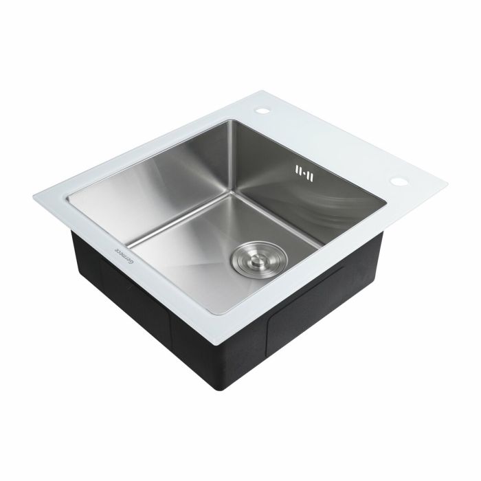 Кухонная мойка Germece Handmade WHITE GLASS 60 * 51/200
