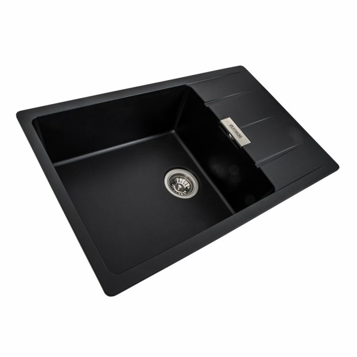 Гранітне миття для кухні Platinum 7850 ROMA матове (чорне), R