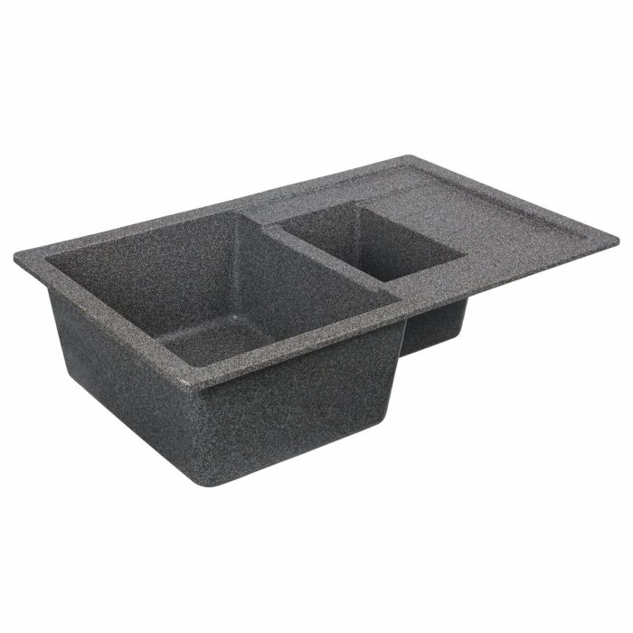 Гранитная мойка для кухни Platinum 7850W TOSKANA матовая Микс