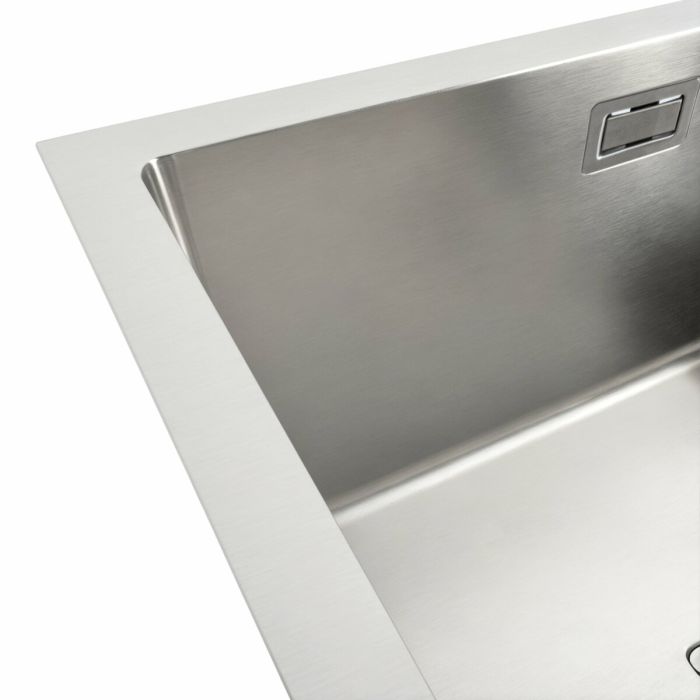 Кухонная мойка Platinum Handmade нержавейка 78*50 L (одно отверстие, квадратный сифон, 3,0/1,0 мм)