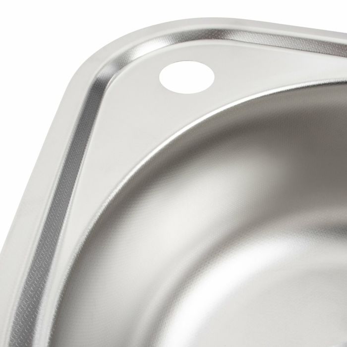 Кухонная мойка из нержавеющей стали Platinum ДЕКОР 4539 (0,6/170 мм), R
