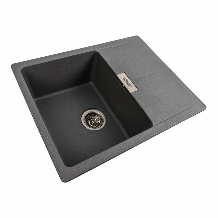 Гранитная мойка для кухни Platinum 6250 ZIRKONE матовый Серый муссон