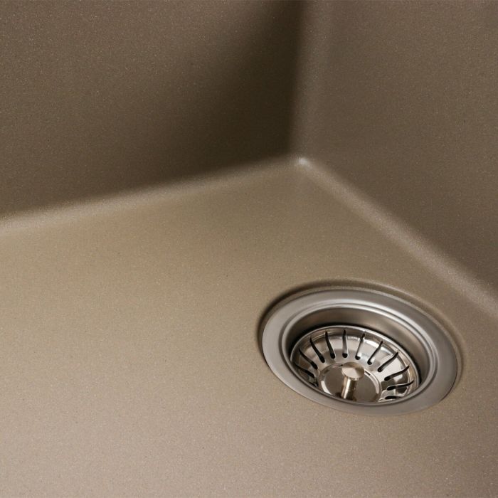 Гранитная мойка для кухни Platinum 7850 ROMA матовый Титан