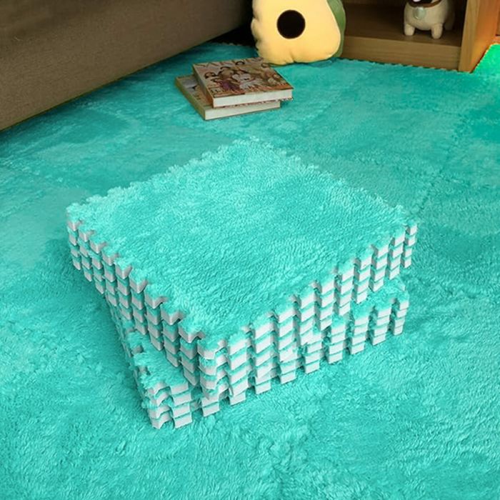 Пол-пазл плюшевый МЯТНЫЙ 30*30cm*1cm SW-00002088