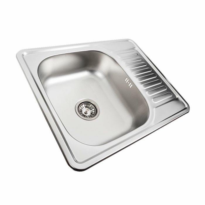 Кухонная мойка из нержавеющей стали Platinum 5848 ДЕКОР (0,6/170 мм), R