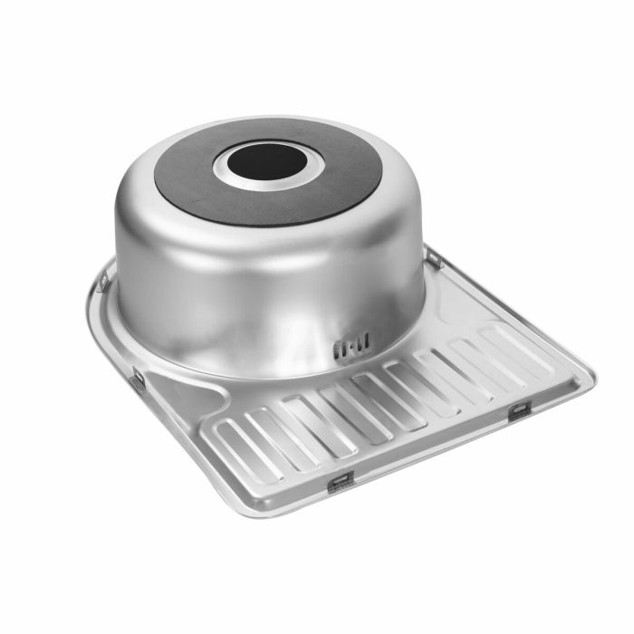 Кухонная мойка из нержавеющей стали Platinum САТИН 5844 0,8/180 мм)