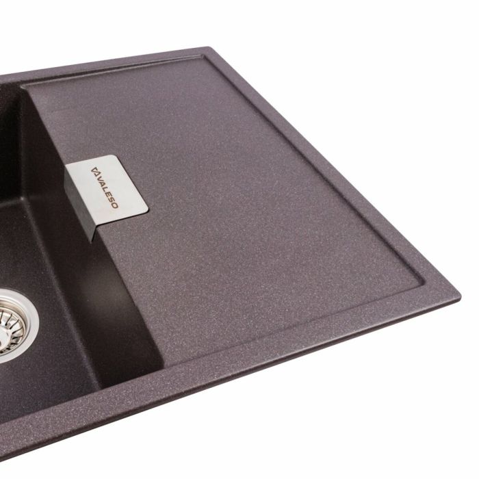 Гранітна мийка для кухні VALESO 8650 DIAMOND матова Гренадін