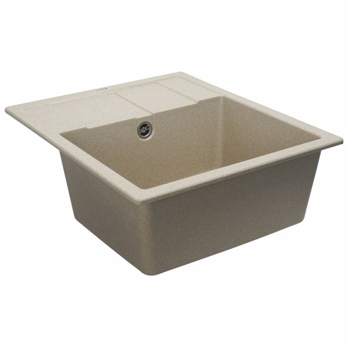 Гранитная мойка для кухни Platinum 5851 ARIA матовая Сафари, L