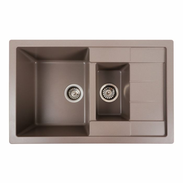 Гранитная мойка для кухни VALESO 7850W TOSKANA матовая Дюна