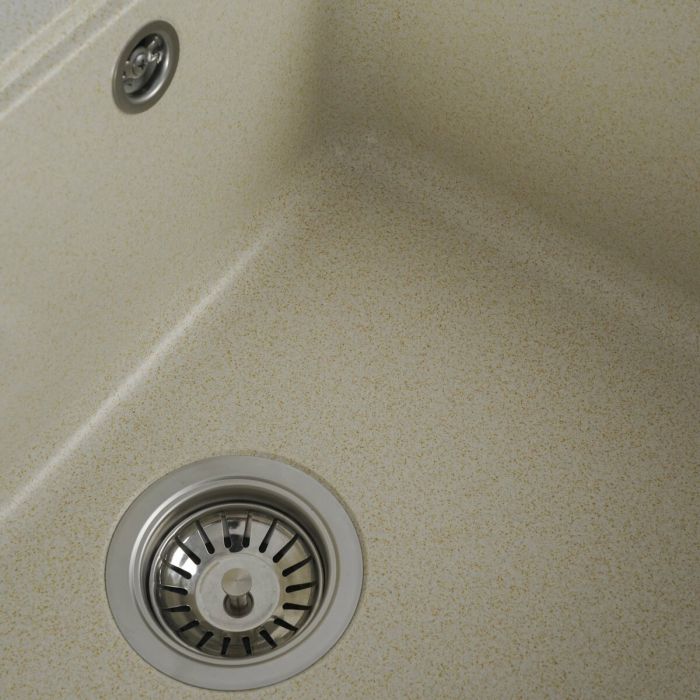 Гранитная мойка для кухни Platinum 5852 VESTA матовая Песок