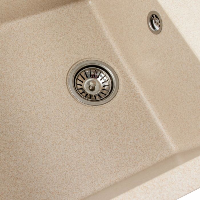 Гранитная мойка для кухни Platinum 7950 Selena матовая Сафари, L