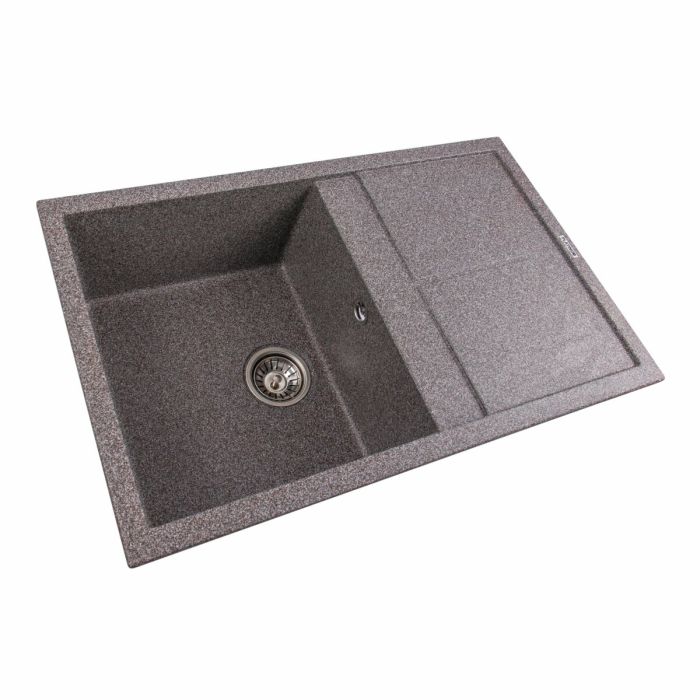 Гранитная мойка для кухни Platinum 7950 Selena матовая Микс, L