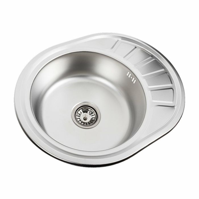 Кухонная мойка из нержавеющей стали Platinum ДЕКОР 5745 (0,6/170 мм)