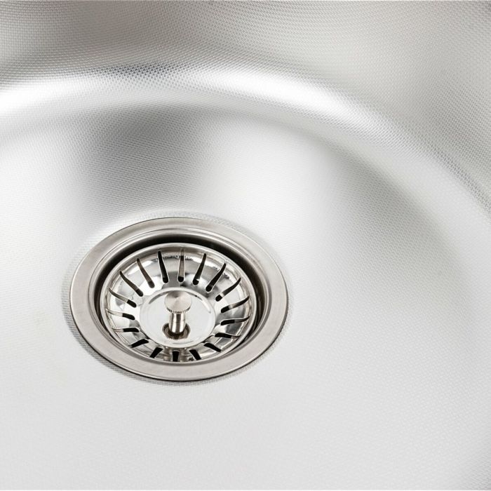 Кухонная мойка из нержавеющей стали Platinum ДЕКОР 5745 (0,6/170 мм), L