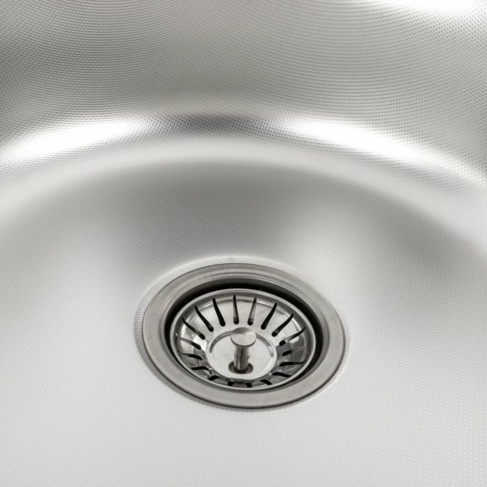 Кухонная мойка из нержавеющей стали Platinum ДЕКОР 7750 (0,6/170 мм), R