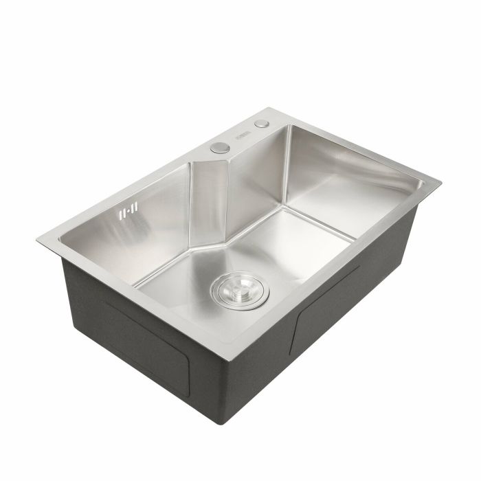 Кухонна мийка Platinum Handmade 650х430х220 (товщина 3,0/1,5 мм + дозатор у комплекті)
