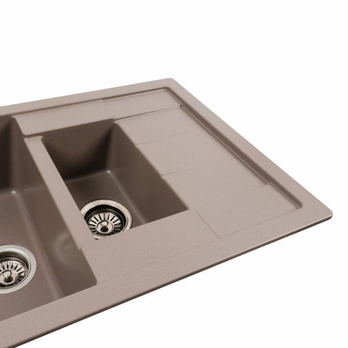 Гранитная мойка для кухни Platinum 7850W TOSKANA матовая Дюна
