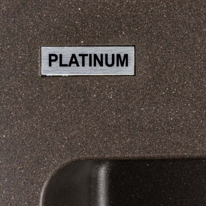 Гранитная мойка для кухни Platinum 7850 Bogema матовая Темная скала