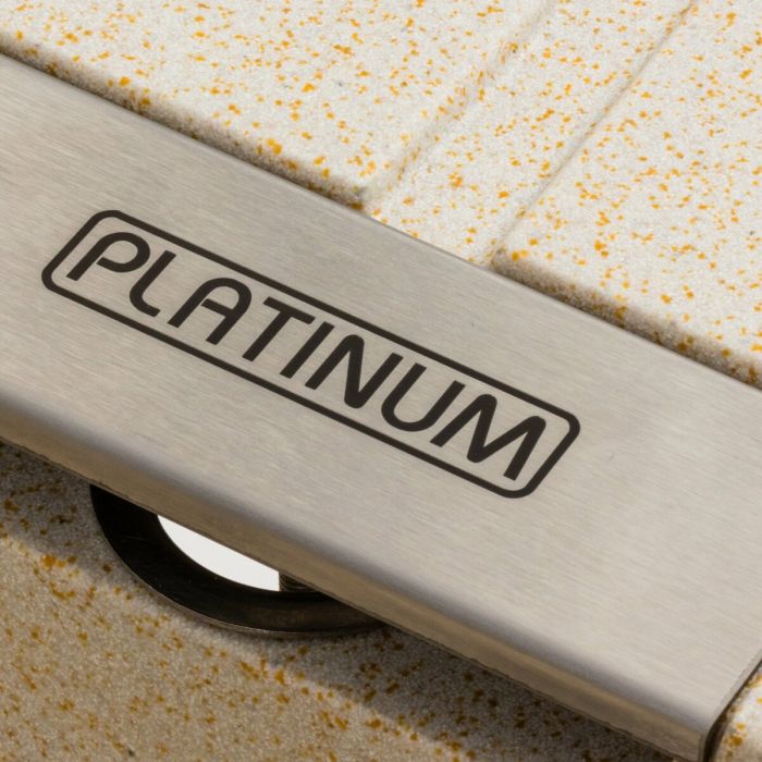 Гранітне миття для кухні Platinum 6250 ZIRKONE матовий Пісок