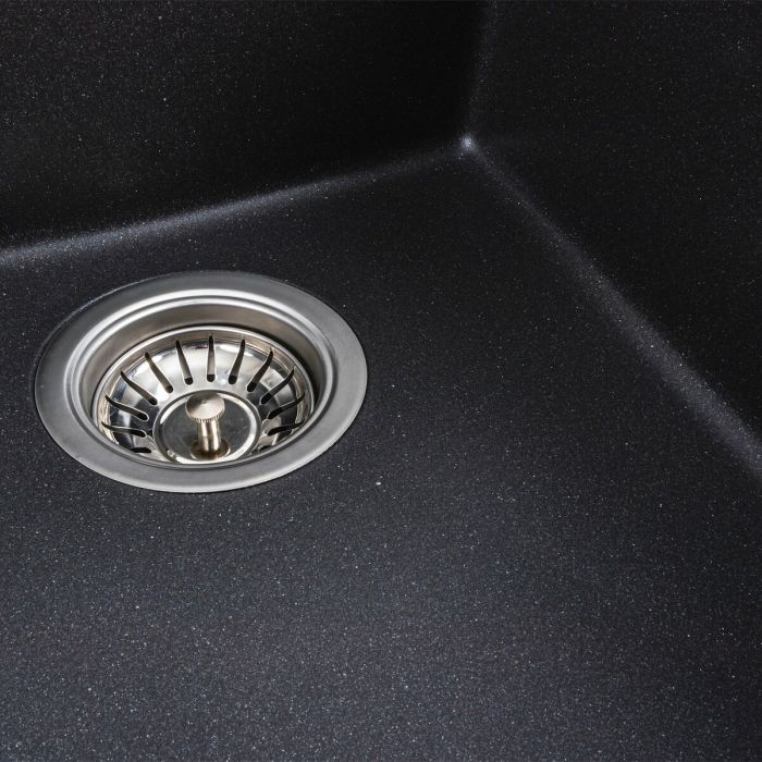 Гранитная мойка для кухни Platinum 4150 SOKIL матовый Морион