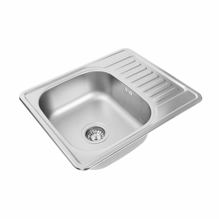 Кухонная мойка из нержавеющей стали Platinum 5848 САТИН (0,6/170 мм), R