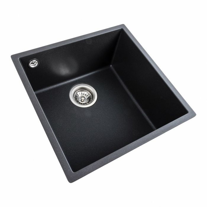 Гранитная мойка для кухни Platinum 4040 RUBA матовый морион