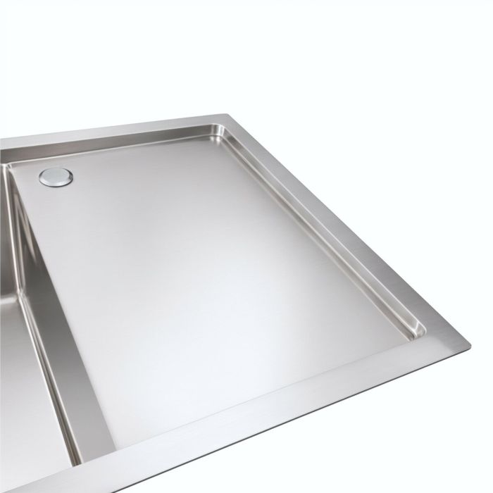 Мойка Platinum Handmade 780х440х230 L нержавейка (квадратный сифон, 3.0/1.0)