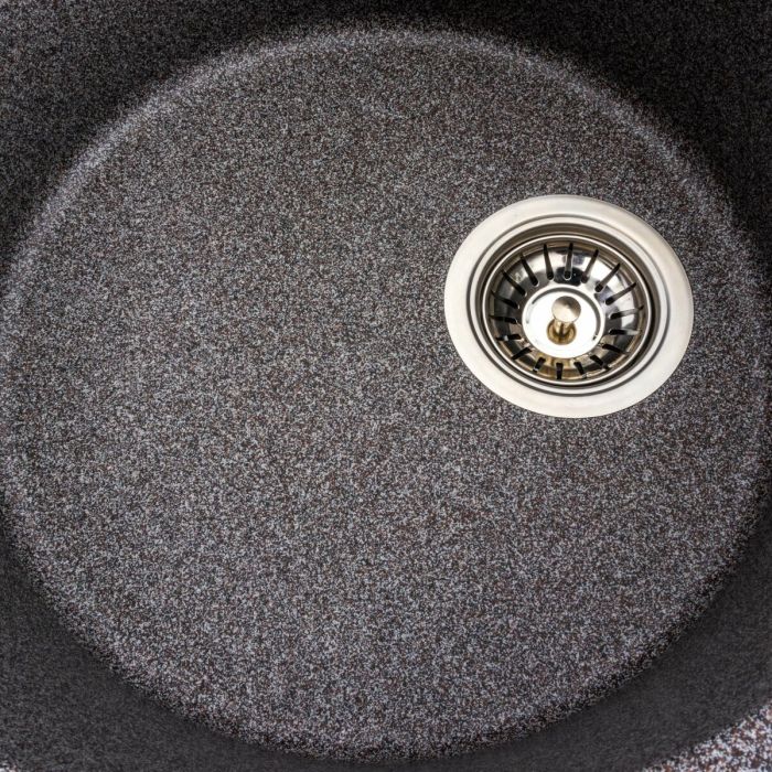 Гранитная мойка для кухни Platinum 5847 ONYX матовая (микс)