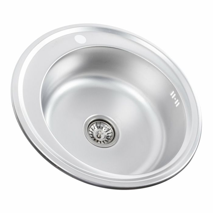 Кухонная мойка из нержавеющей стали Platinum 510 ДЕКОР (0,6/170 мм)